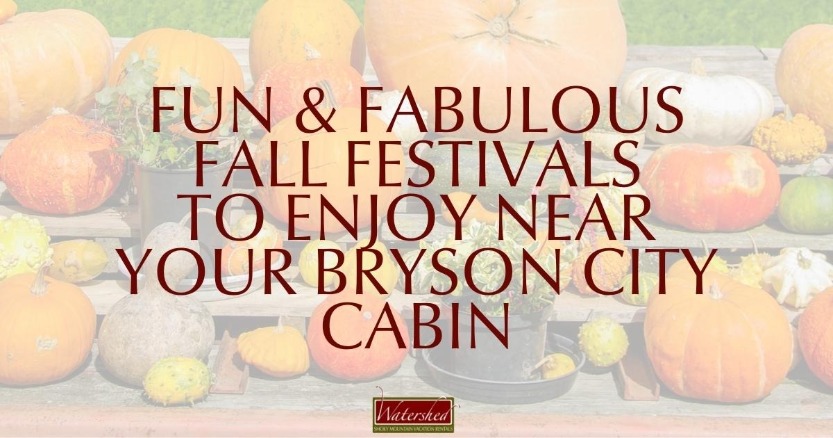 Fun and Fabulous Fall Festivals to Enjoy Near Your Bryson City Cabin