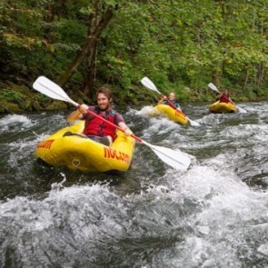 Whitewater rafting with Nantahala Outdoor Center  | Watershed Cabins Bryson City Vacation Rentals