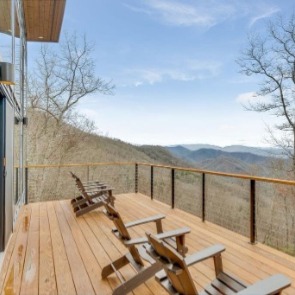 Azalea Creek Falls Vacation Rental with Exceptional Views | Watershed Cabins Bryson City Rentals