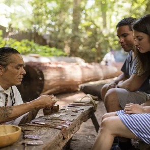 Oconaluftee Indian Village Tours | Watershed Cabins Bryson City NC Rentals