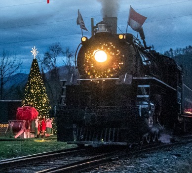 The Polar Express | Watershed Cabins NC Smoky Mountain Rentals